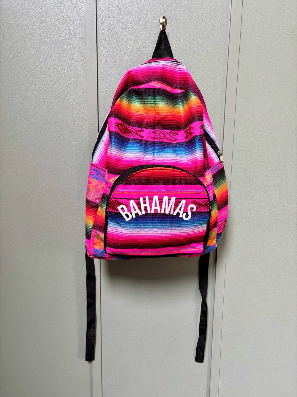 Bahamas Pink Multi-Color Backpack - Picture 2 of 4